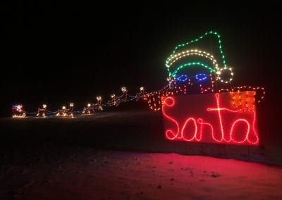 Custom made oversized commercial decorations by The Christmas Guys in Altamont NY for Christmas Land LLC